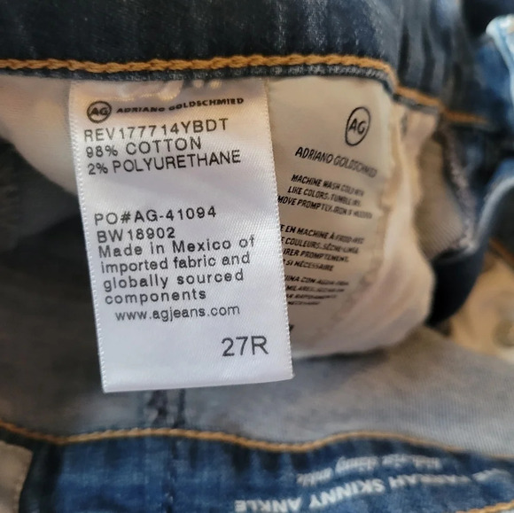 Farrah Skinny Ankle, AG-ED  High-rise skinny ankle denim jean - Picture 10 of 14